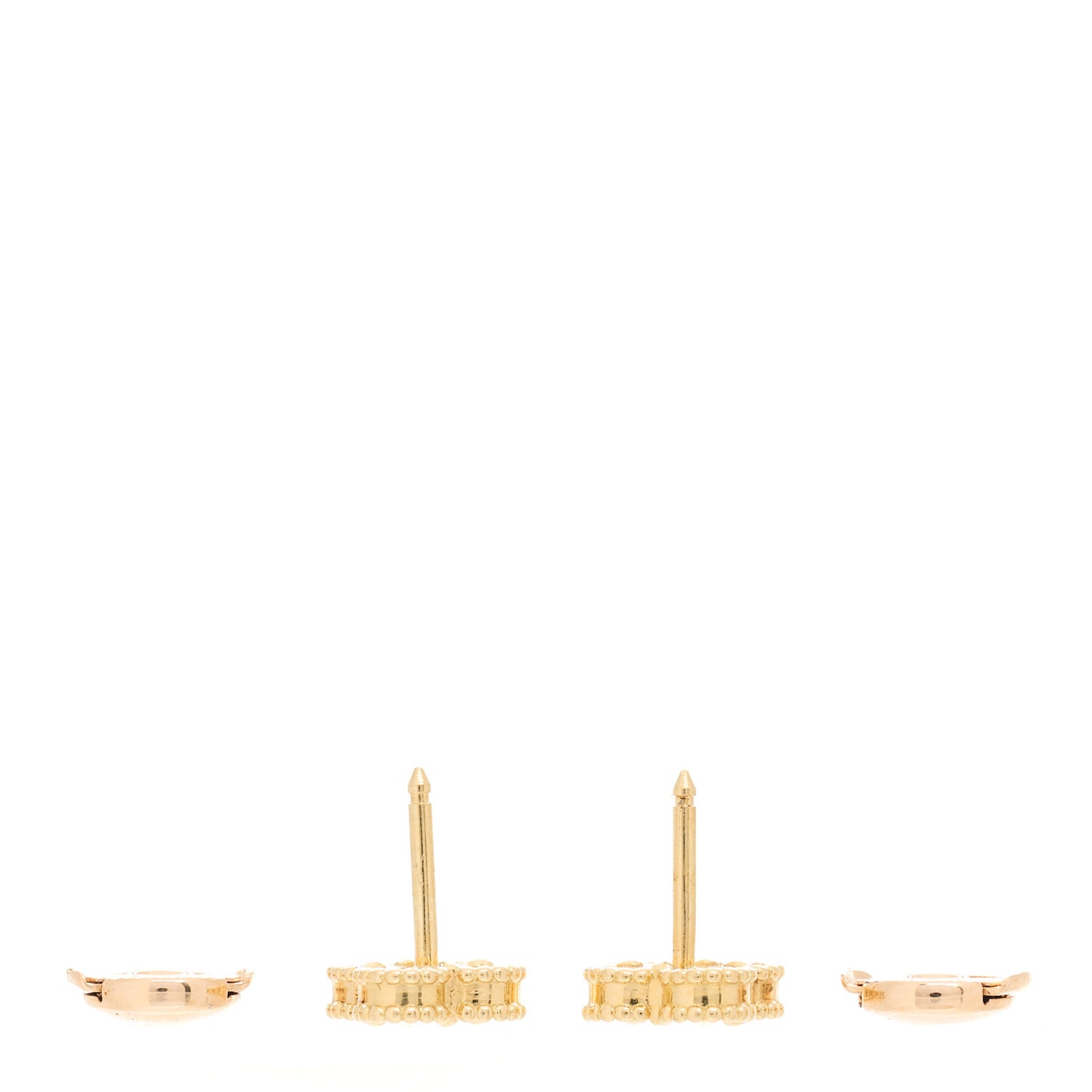 18K Yellow Gold Mother of Pearl Sweet Alhambra Earrings