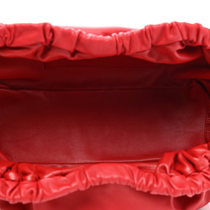 Mansur Gavriel Lambskin Cloud Clutch Flamma 5 of 8