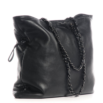 Chanel Lambskin CC Studded Bonbons Tote Black 3 of 7