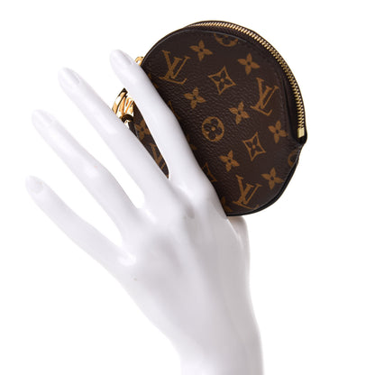 Louis Vuitton Mini Monogram Trio Pouch Round Coin Purse 2 of 7