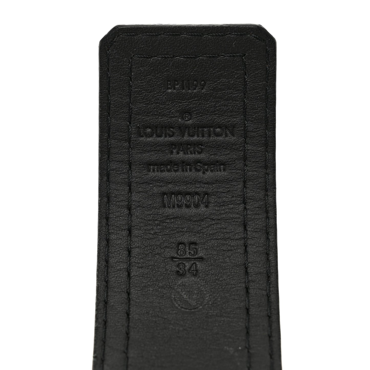 Utah LV Initiales Belt 85 34 Brown