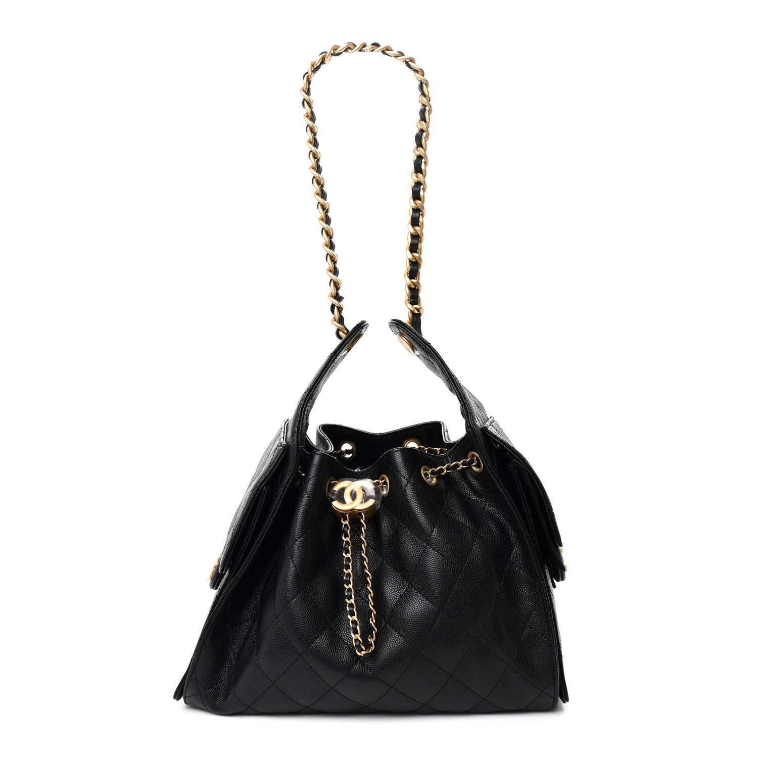 Chanel Caviar Quilted Small Chanel 25 Handbag Black 1 of 11
