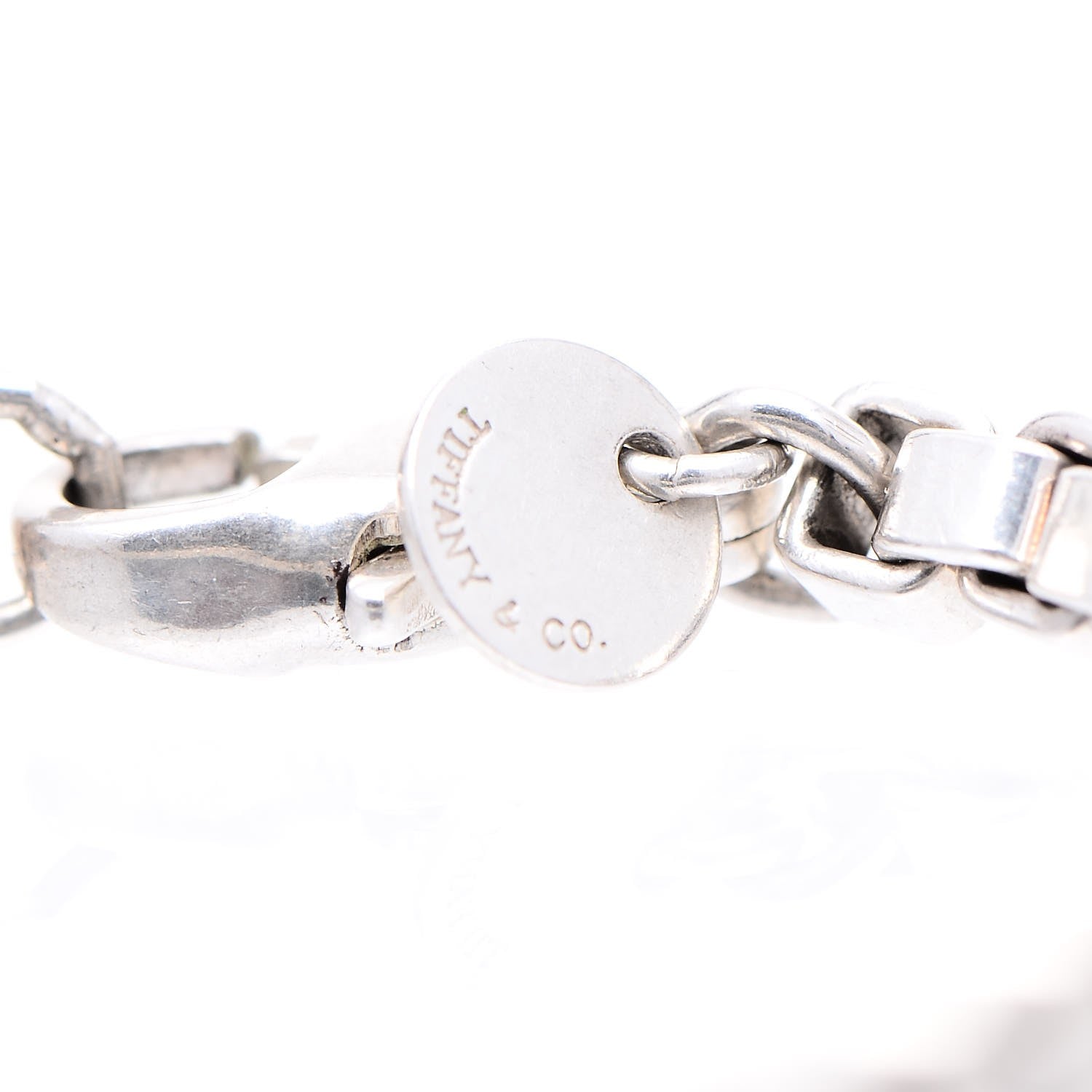 Tiffany Sterling Silver 4mm Venetian Link Bracelet 3 of 4