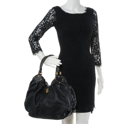 Louis Vuitton Mahina L Black 2 of 7