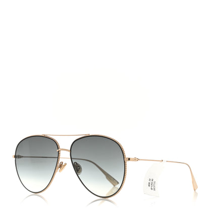 Christian Dior Society 3 Aviator Sunglasses Blue 1 of 10