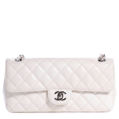 Chanel Caviar East West Flap White 1 of 8