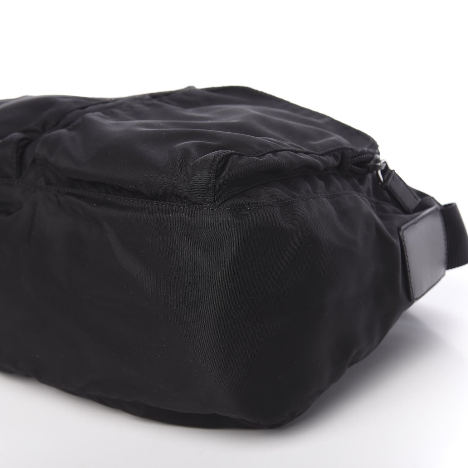 Prada Tessuto Nylon Messenger Bag Black 10 of 10