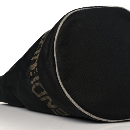 Fendi FF Canvas Bucket Bag Black 9 of 10