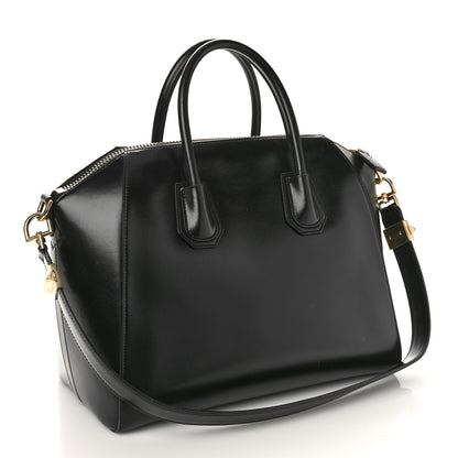 Givenchy Shiny Lord Calfskin Medium Antigona Black 2 of 12