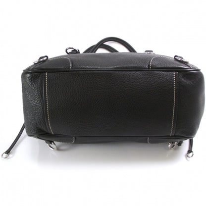 Prada Vitello Daino Tote Black 4 of 9