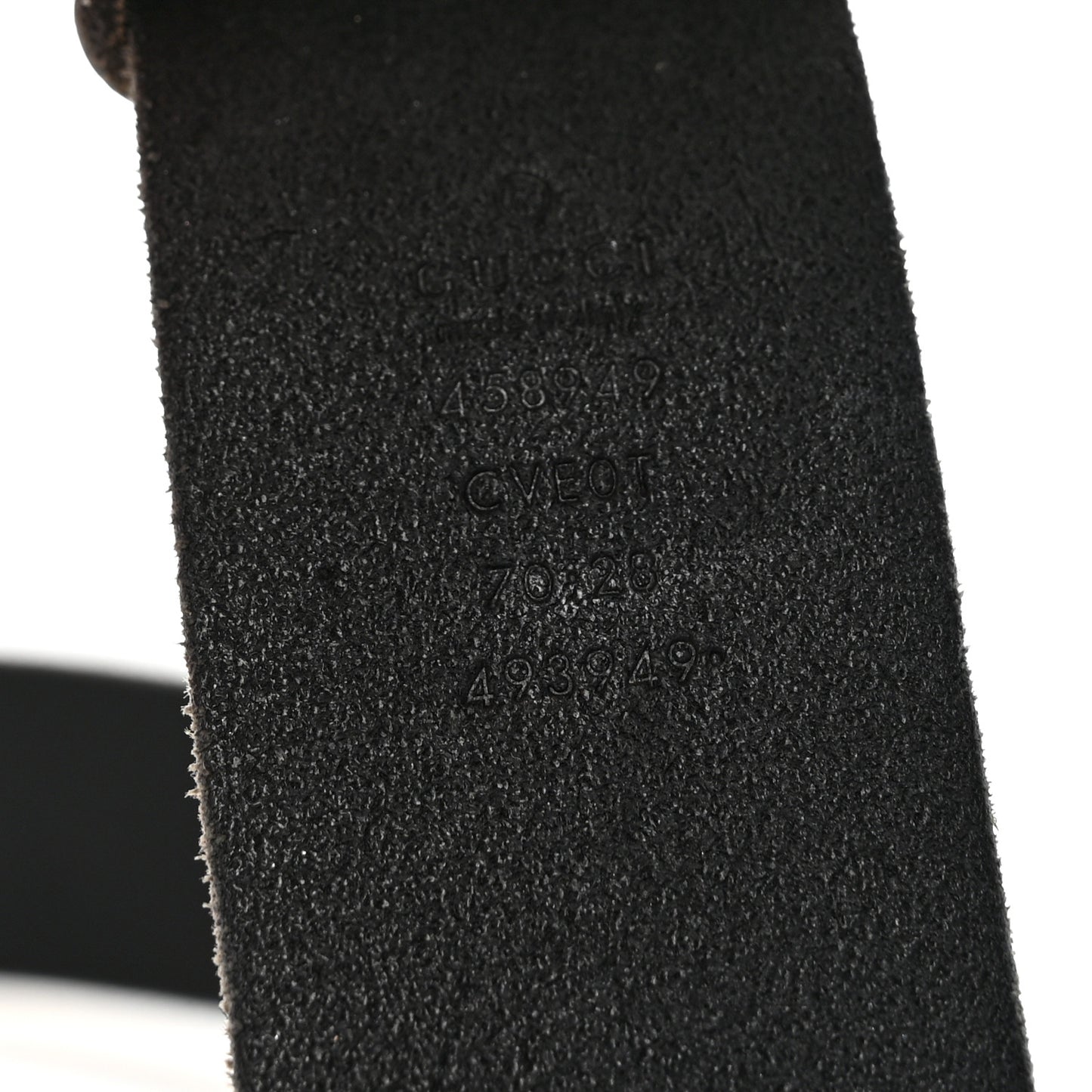 Faded Calfskin Snake Double G Belt 70 28 Black