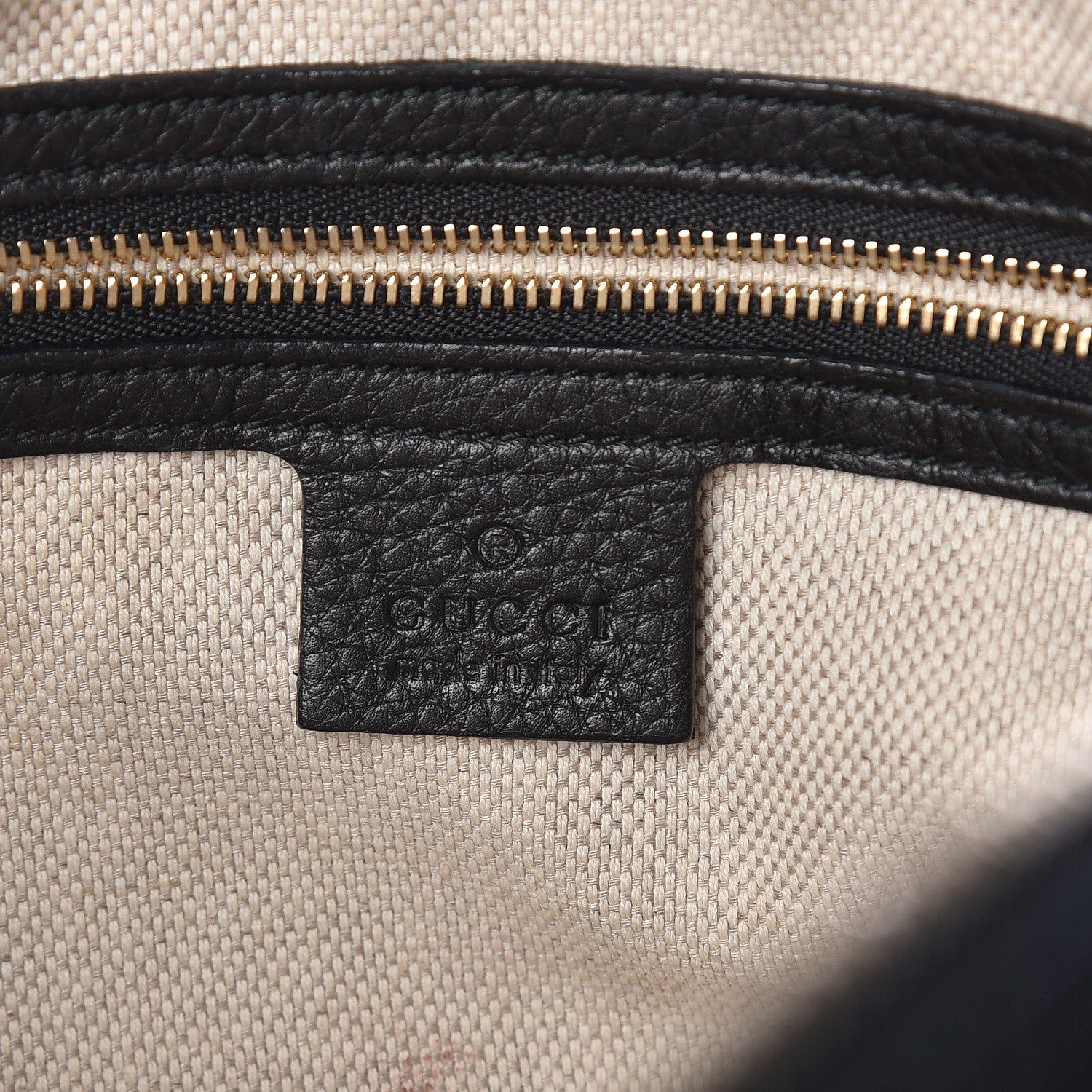 Gucci Pebbled Calfskin Small Soho Bowler Black 6 of 10