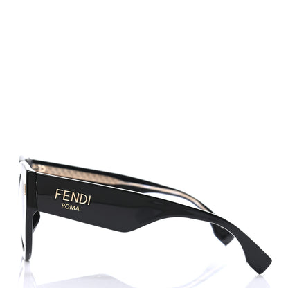 Fendi Acetate Cat Eye Sunglasses FF0452 Black 3 of 4