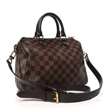 Louis Vuitton Damier Ebene Speedy Bandouliere 25 3 of 17