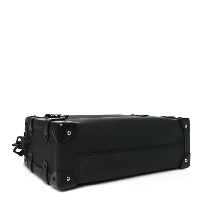 Louis Vuitton Calfskin Side Trunk MM Black 4 of 10
