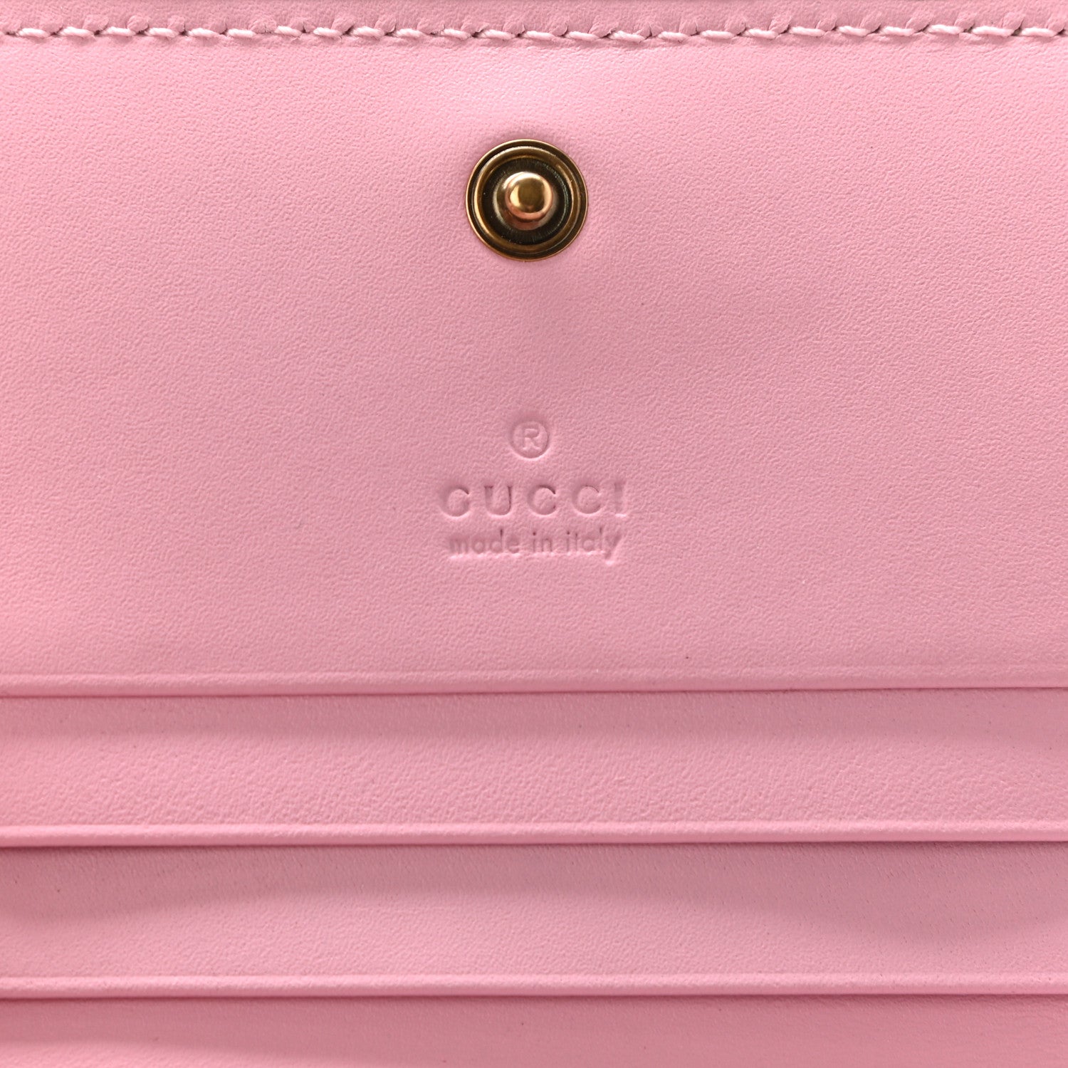 Gucci GG Supreme Monogram Strawberry Card Case 6 of 8