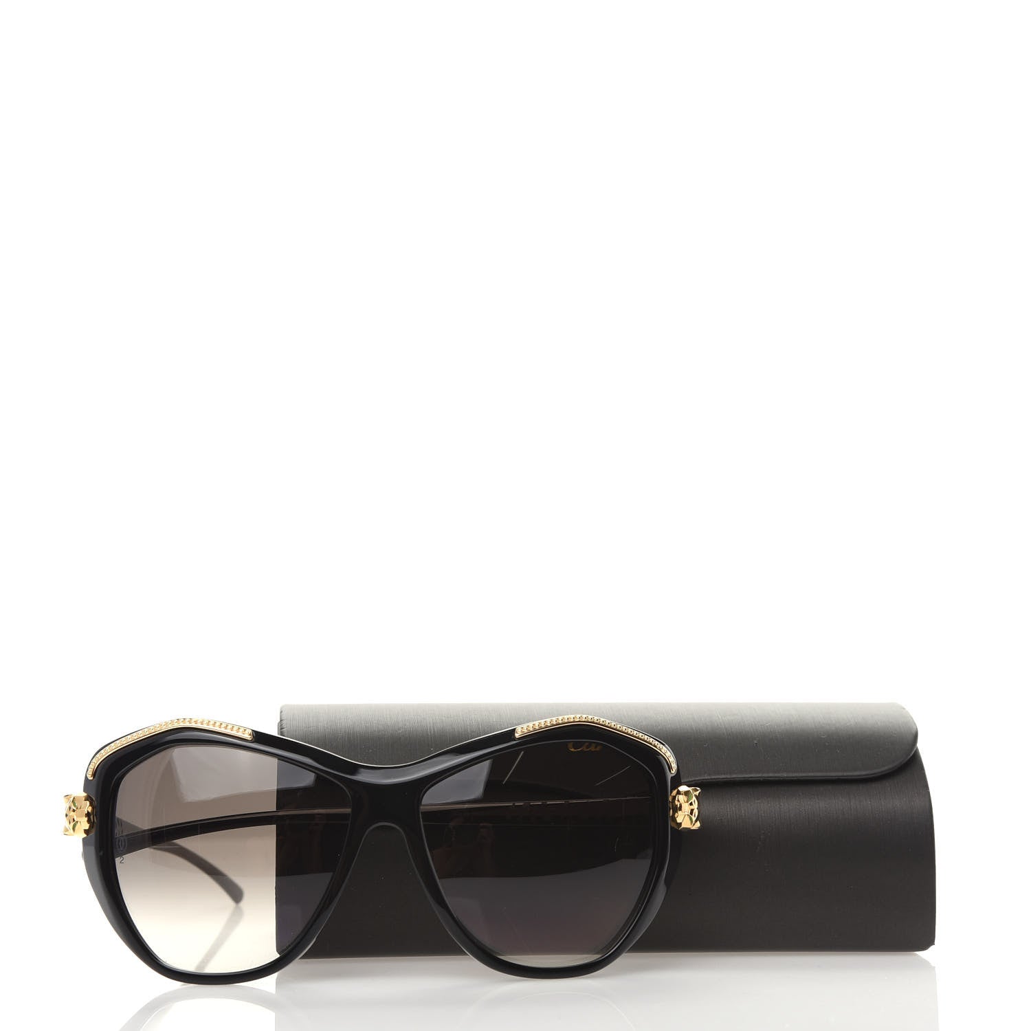 Cartier Panthere Wild De Sunglasses Black 8 of 8