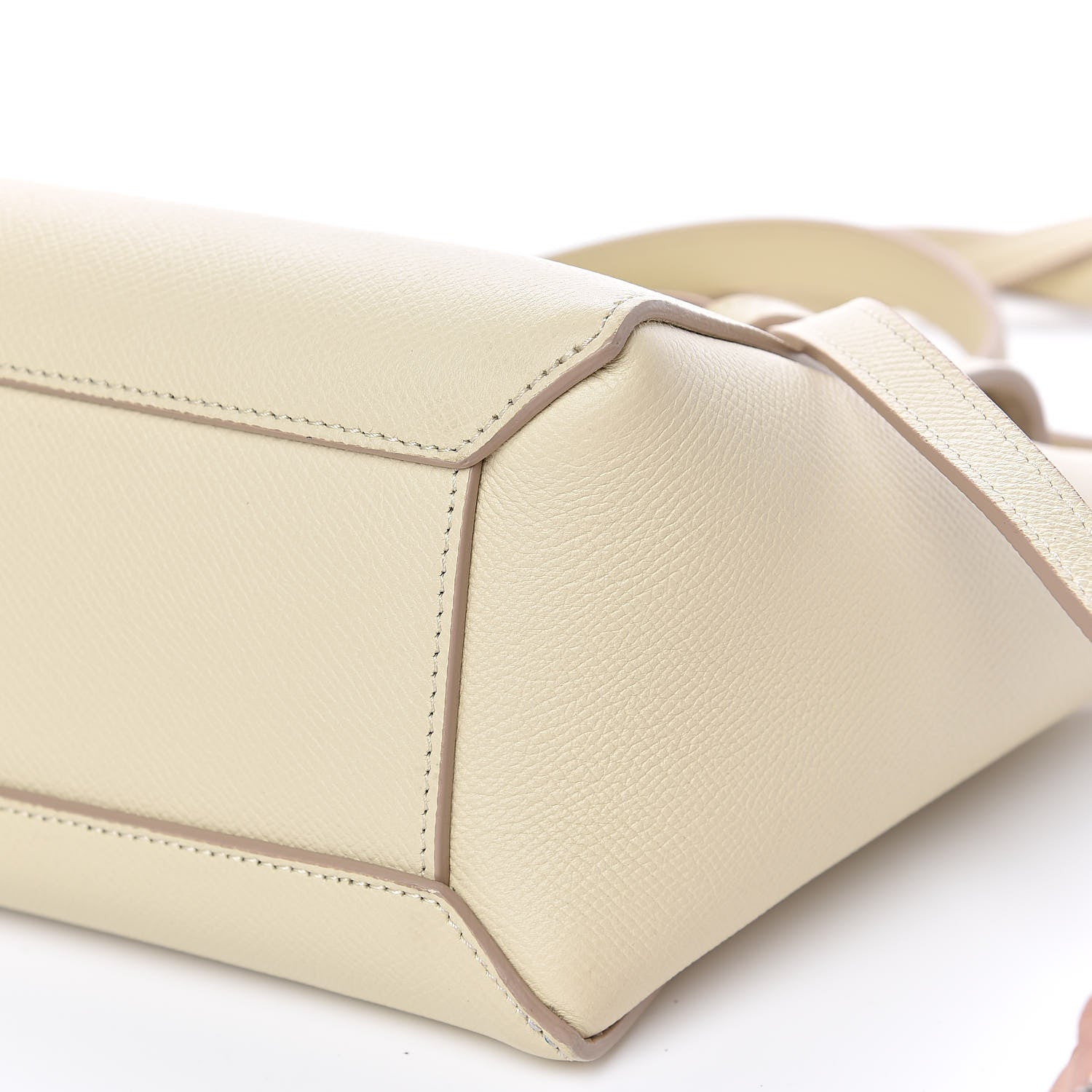 Celine Grained Calfskin Nano Belt Bag Linen 9 of 12