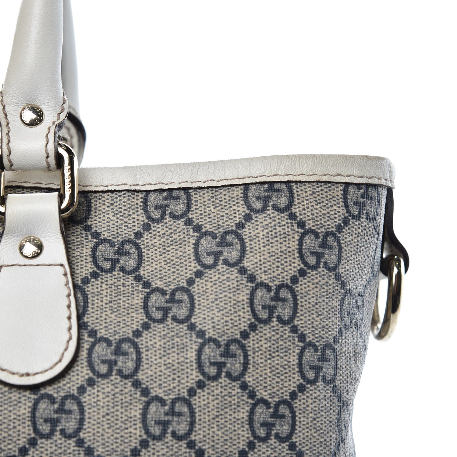 Gucci GG Plus Monogram Medium Canada Flag Unicef Tote Red 16 of 23