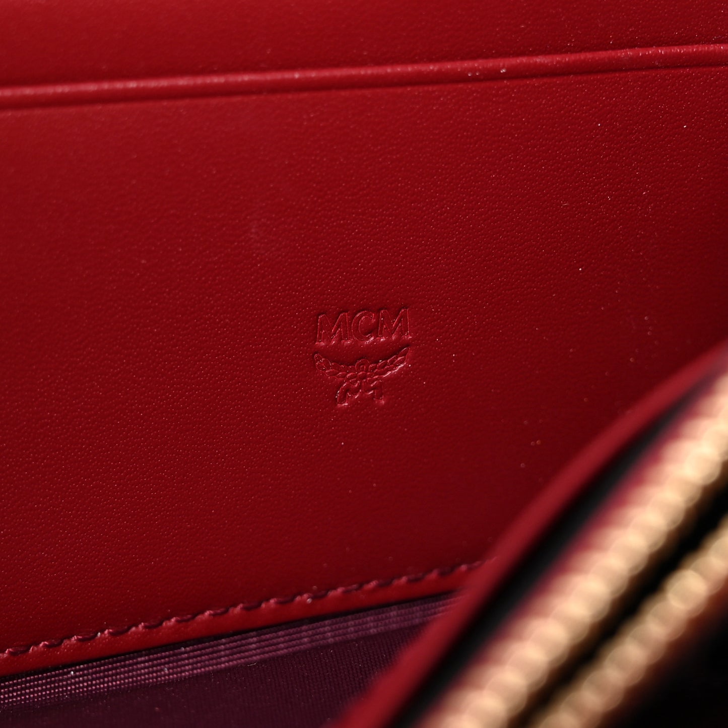 Calfskin Fontanellas Park Avenue Milla Zip Around Wallet Burgundy