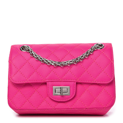Chanel Goatskin Quilted 2.55 Reissue Mini Flap Fluorescent Pink 1 of 12