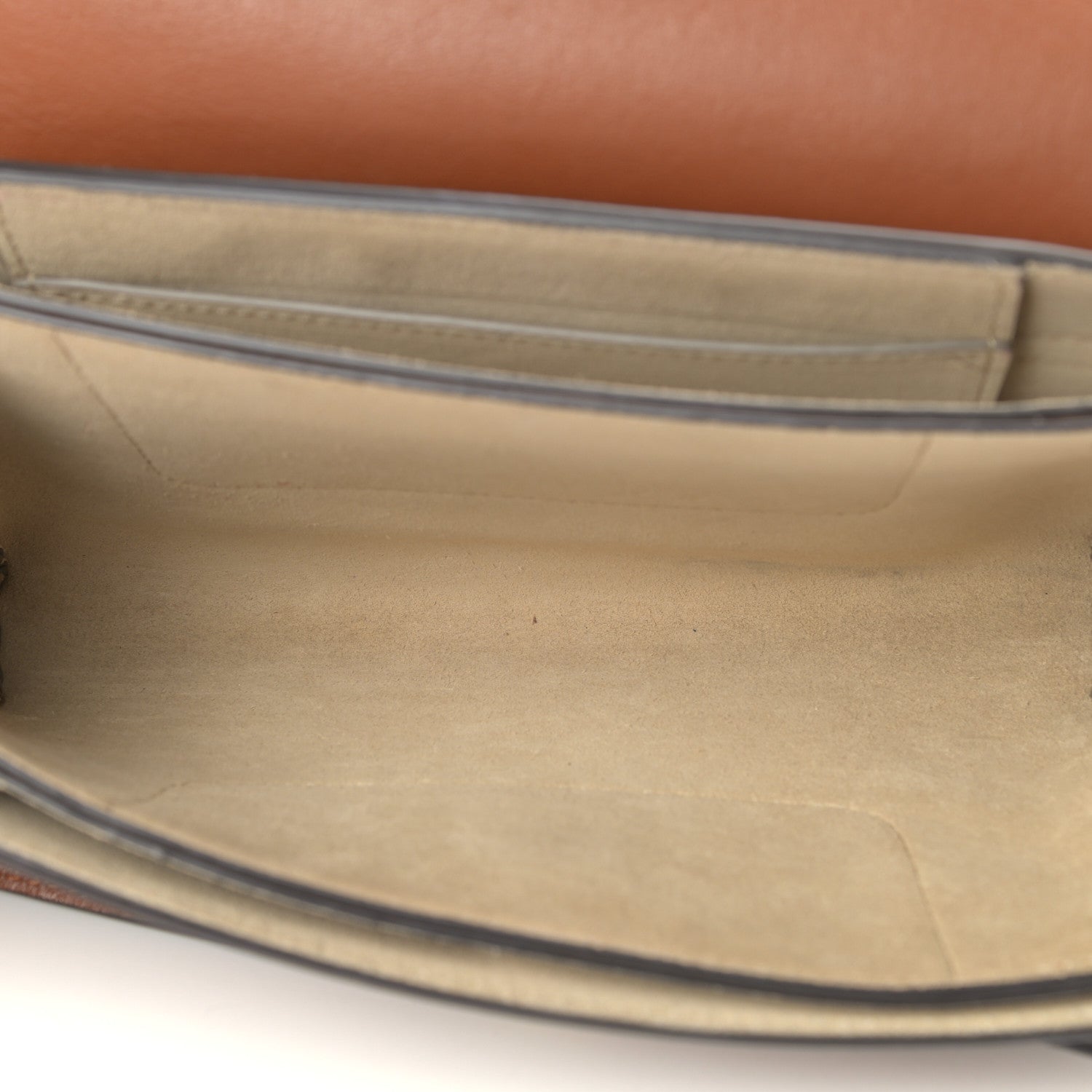 Chloe Suede Calfskin Small Faye Shoulder Bag Tobacco 7 of 13