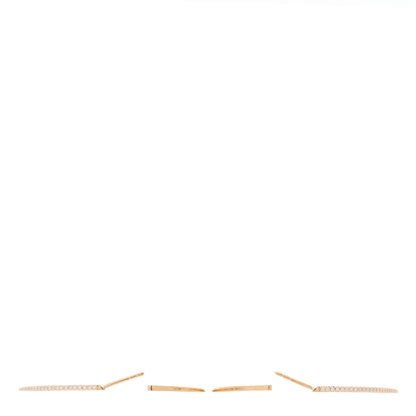 Messika 18K Rose Gold Medium Gatsby Hoop Earrings 4 of 6