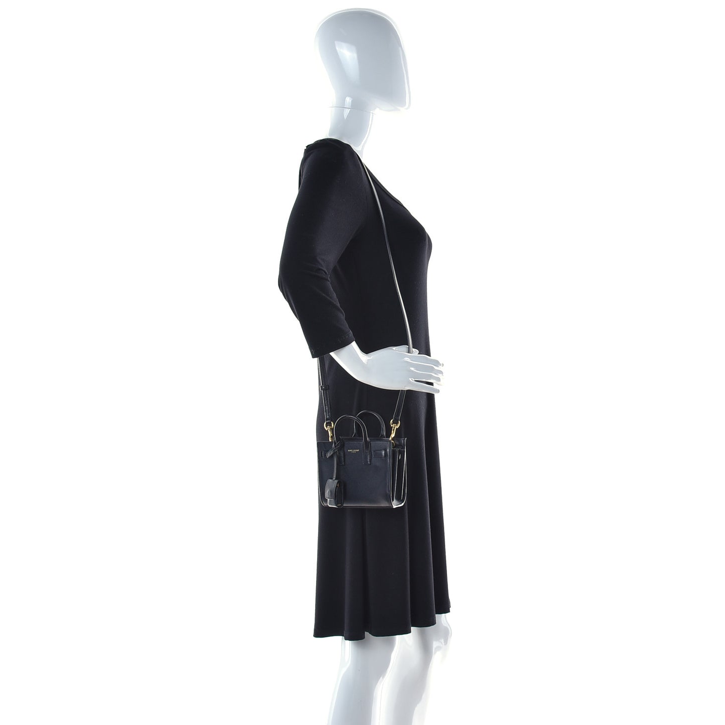 Calfskin Toy Sac De Jour Black
