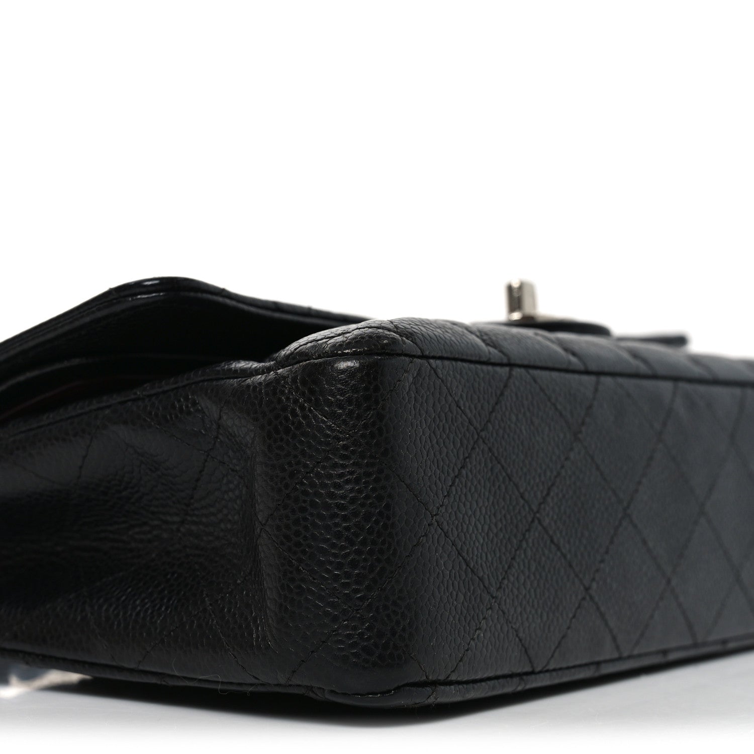 Chanel Caviar Quilted Medium Double Flap Black 9 of 10