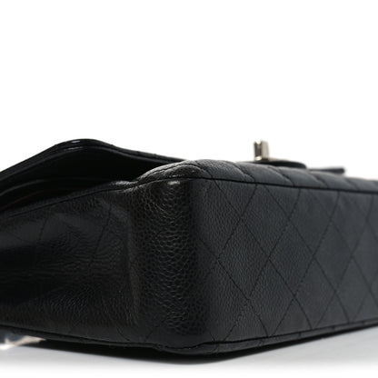 Chanel Caviar Quilted Medium Double Flap Black 9 of 10