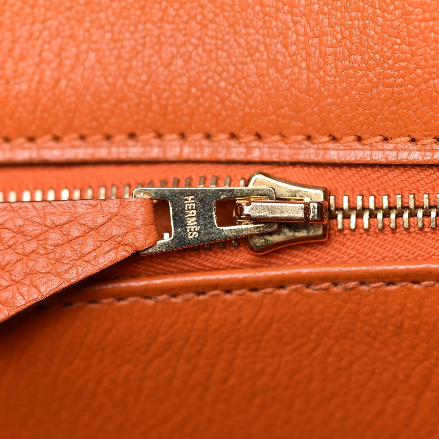 Togo Birkin 35 Orange