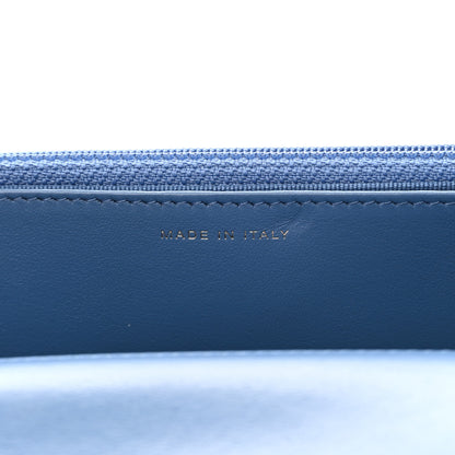Chanel Denim Quilted Chanel 19 Wallet On Chain WOC Blue 7 of 17