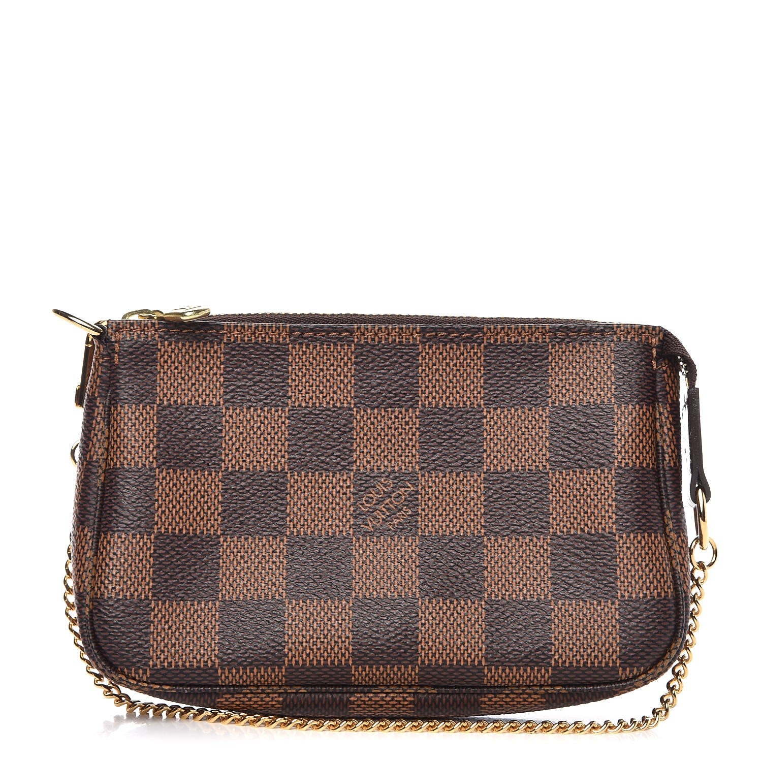 Louis Vuitton Damier Ebene Mini Pochette Accessories 1 of 8