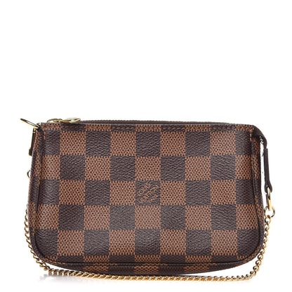 Louis Vuitton Damier Ebene Mini Pochette Accessories 1 of 8