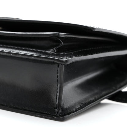 Balenciaga Shiny Box Calfskin Monochrome XS Sharp Belt Bag Black 12 of 15