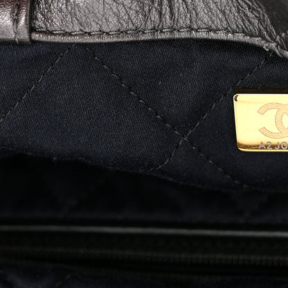 Chanel Shiny Calfskin Quilted Chanel 22 Backpack Grey 7 of 10