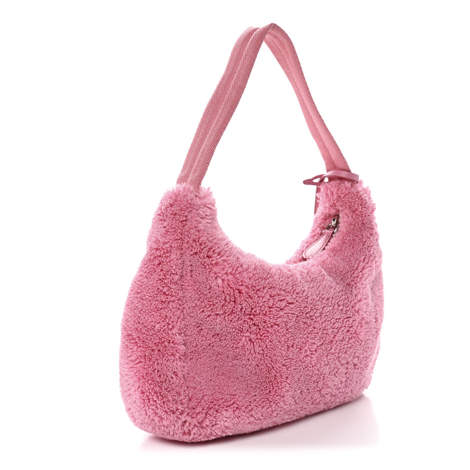 Prada Terry Cloth Mini Re-Edition 2000 Bag Petalo Black 2 of 9