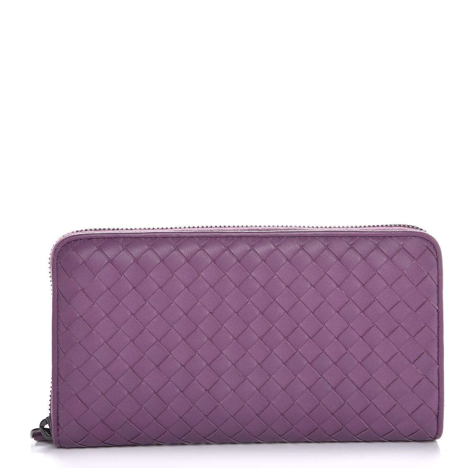 Bottega Veneta Nappa Intrecciato Zip Around Wallet Corot 1 of 9