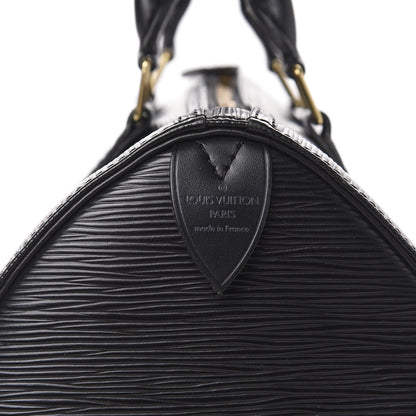 Louis Vuitton Epi Speedy 25 Black 7 of 12