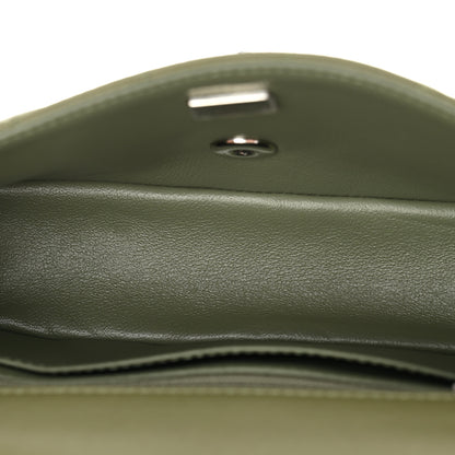 Chanel Lambskin Quilted Mini Rectangular Flap Green 5 of 10