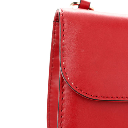 Valentino Garavani Vitello Small Glam Lock Rockstud Flap Red 14 of 16