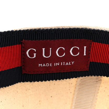 Gucci Canvas Logo Baseball Hat L Natural Blue 8 of 12