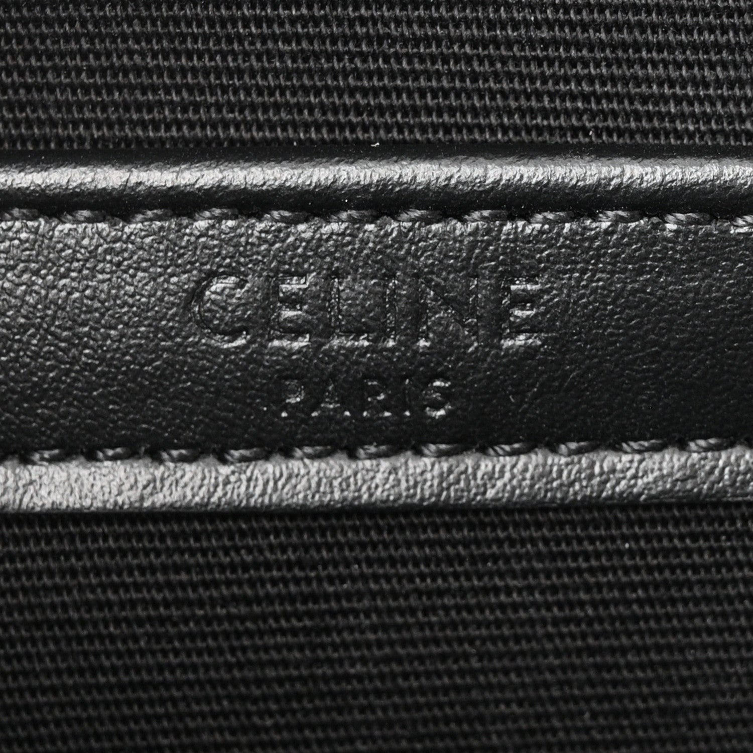 Celine Triomphe Canvas Small Messenger Bag Black 6 of 10
