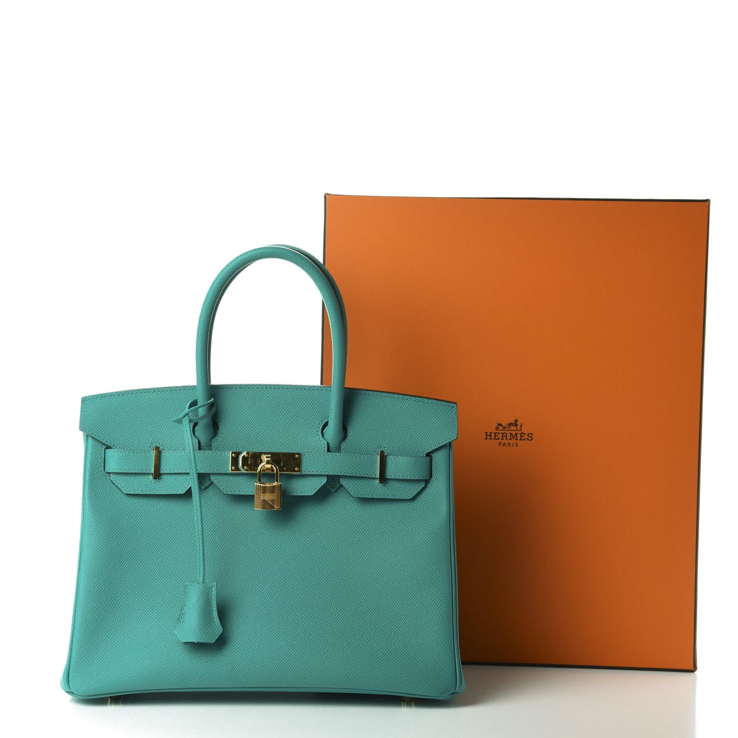 Hermes Epsom Birkin 30 Vert Verone 11 of 11