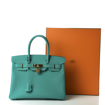 Hermes Epsom Birkin 30 Vert Verone 11 of 11