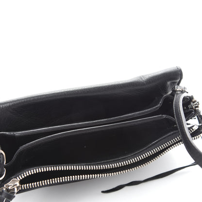 Balenciaga Veau Papier Triple XS Zip Around Crossbody Black 5 of 10
