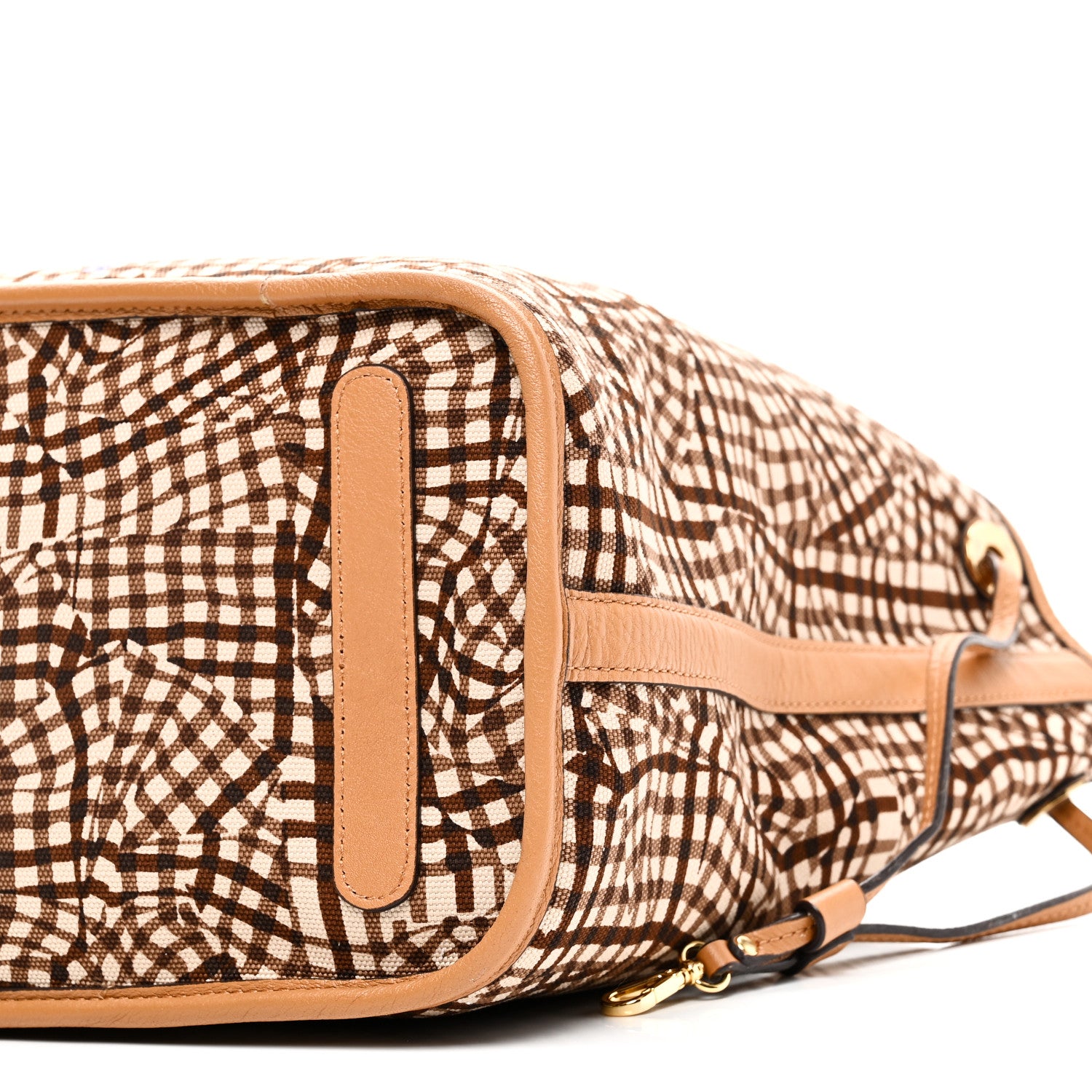 MCM Visetos Medium Liz Reversible Shopper Tote Cognac 14 of 14