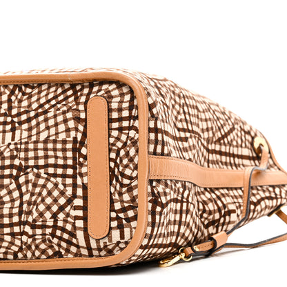 MCM Visetos Medium Liz Reversible Shopper Tote Cognac 14 of 14