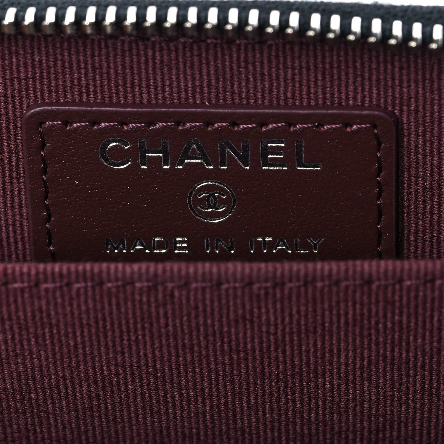Chanel Caviar Quilted Zip Coin Purse Black 6 of 8