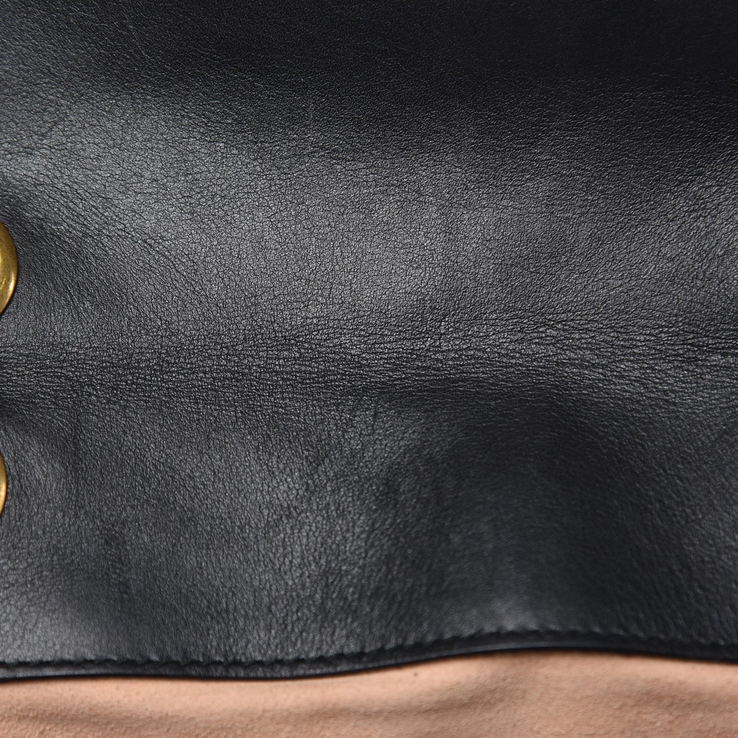 Calfskin Matelasse Mini GG Marmont Shoulder Bag Black